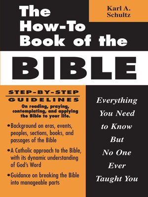 cover image of The How-To Book of the Bible